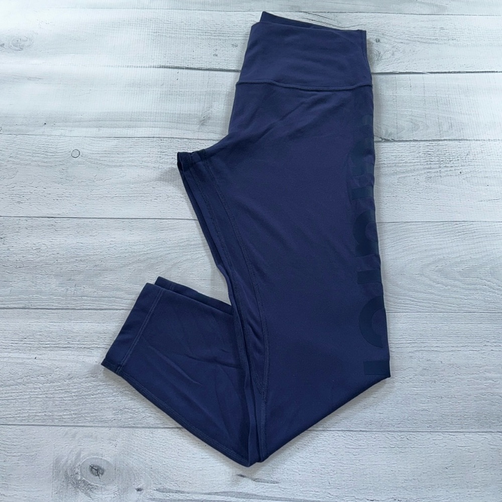 Lululemon Graphic Align HR Pant 25” Night Sea Sz 10‎